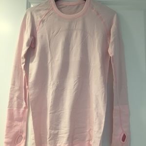 Lululemon pink long sleeve size 8